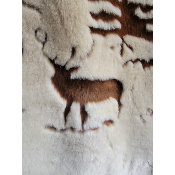 Northern Lifestyle Womens S Deer Forest Satin Lined Faux Fur Hood Vintage Jacket - Picture 9 of 16